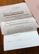 2 Night Hotel Stay in One Bedroom Suite at Langham Pasadena Los Angeles 