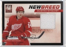 2011-12 Panini Elite New Breed Materials Gustav Nyquist #11 t0c