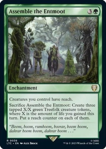 Assemble the Entmoot (36) - Rare - Commander: The Lord of the Rings: Tales of Middle-earth