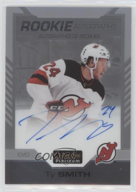2020-21 O-Pee-Chee Platinum Rookie Auto Ty Smith #R-TS Auto 9uf
