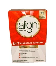 Align Probiotic 24/7Digestive Support Developed by Gastroenterologis 49 Capsules