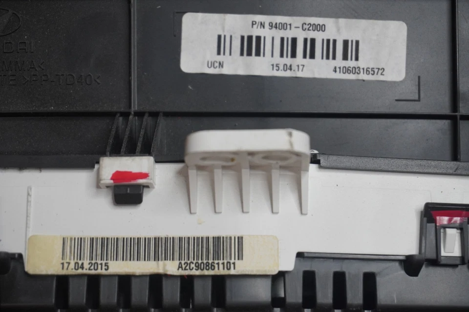 2015 2016 HYUNDAI Sonata Speedometer Gauge Cluster OEM 93K Miles  94001C2000 - Image 3 of 4