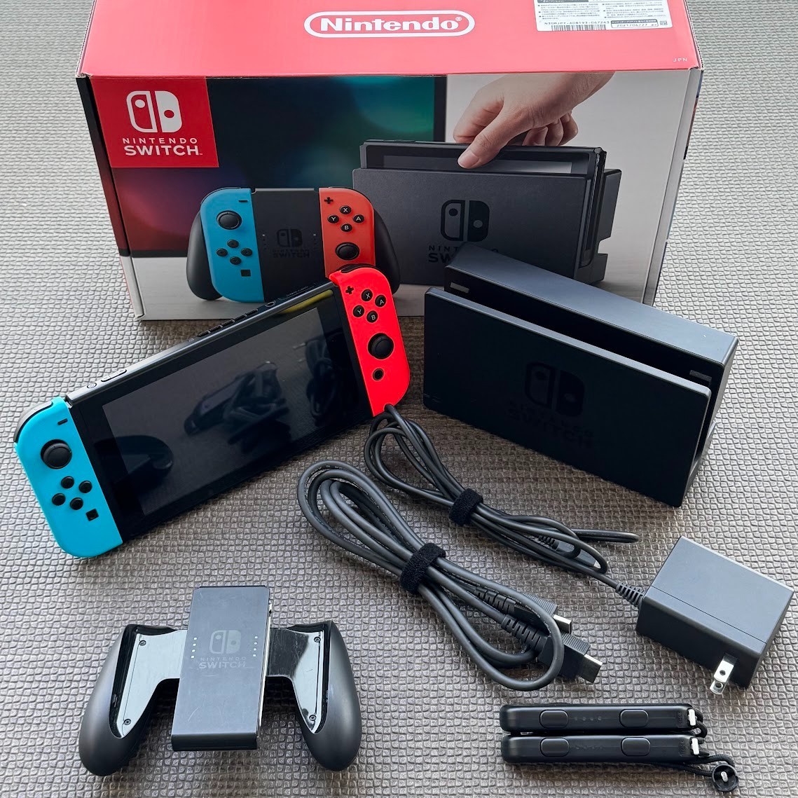 Nintendo Switch Console HAC-001 Joy Con Dock Grip All