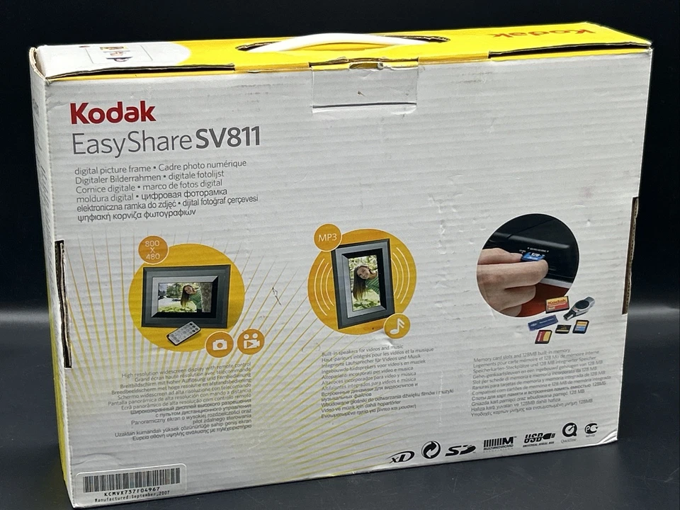 Kodak Easy Share SV811 8 inches Digital Picture Frame Boxed Brand New Never Used - Image 3 of 3