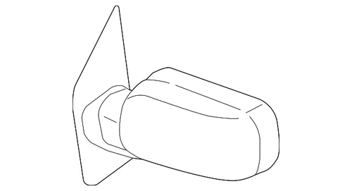 Genuine Nissan Mirror Assembly 96301-EA29E