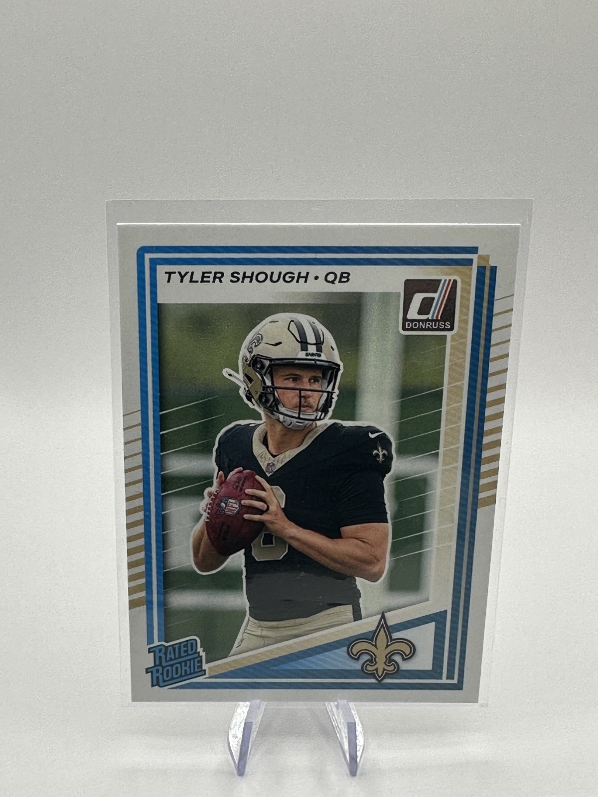 2025 Panini Donruss Rated Rookie #304 Tyler Shough New Orleans Saints