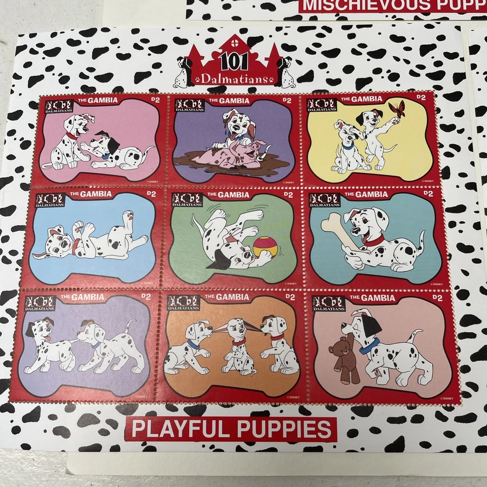1997 Gambia Disney Dalmatian Stamp Sheets. Total of 24 stamps. MNH - Image 3 of 4