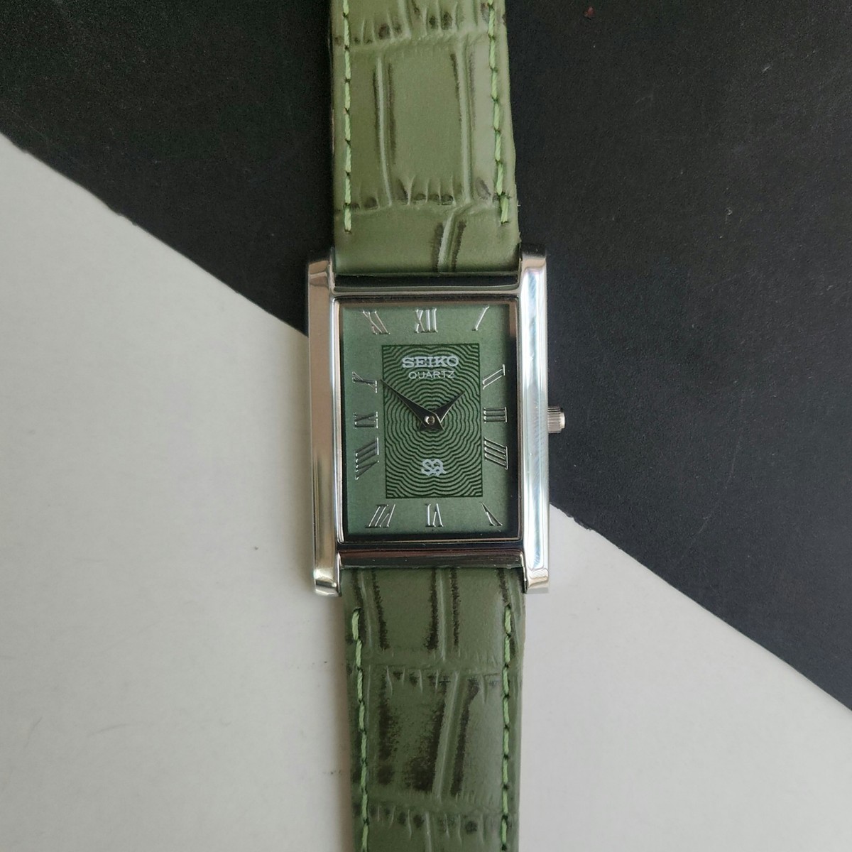 seiko green dial dress Seiko LM 5606-7160 — Men's Dress Watch — 1971