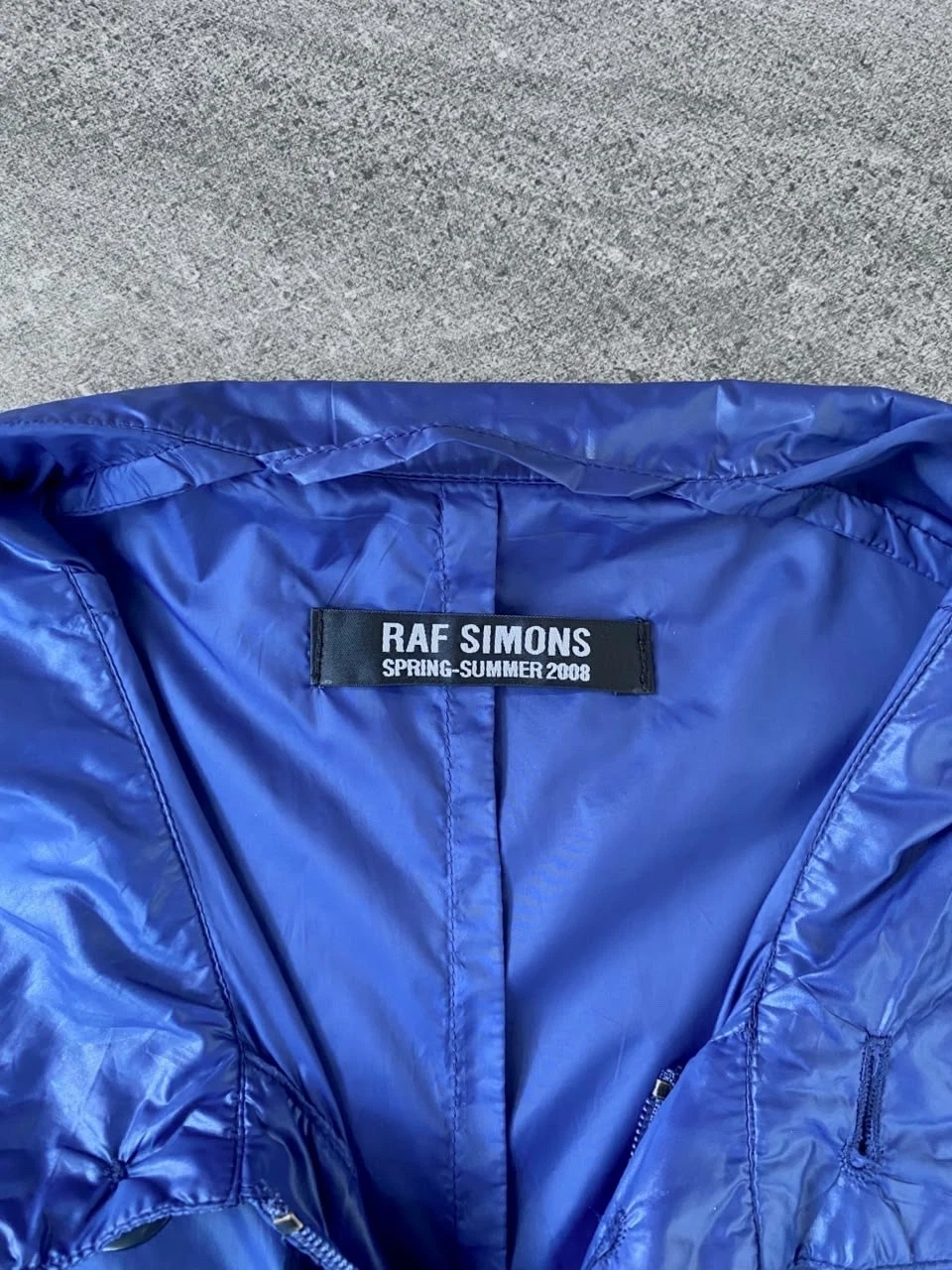 Raf Simons SS 2008 Light Nylon Coat Jacket - product detail image 5