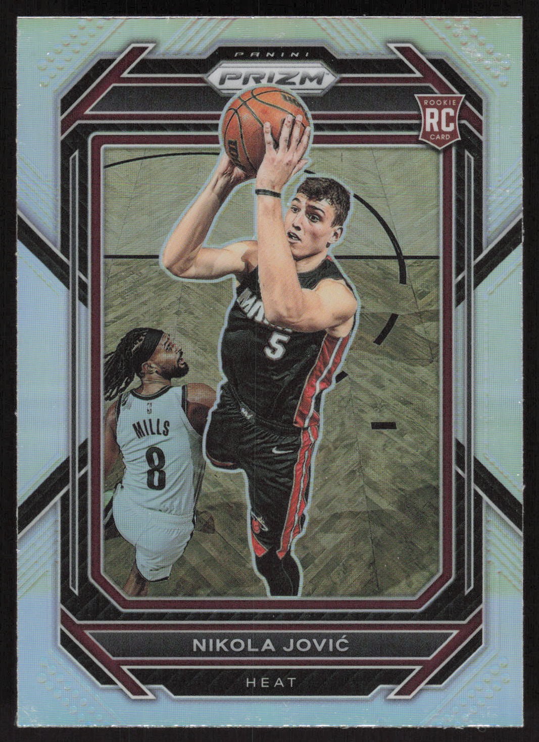 2022-23 Panini Prizm #236 Nikola Jovic Prizms Silver