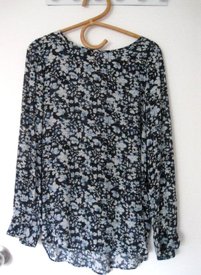 NWOT-ANNA THOMAS-Soft & Fluid Silk+ L/Slv Top/Blouse - Sz 10