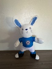 STUFFED ANIMAL BLUE MASCOTA DEL EQUIPO CRUZ AZUL MEXICO 15 IN APROX PELUCHE