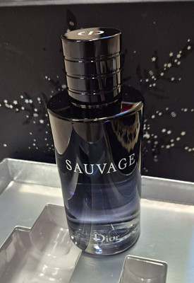 Dior Sauvage Eau de Toilette Spray 3.4 fl oz Regular Size, Bergamot Scent