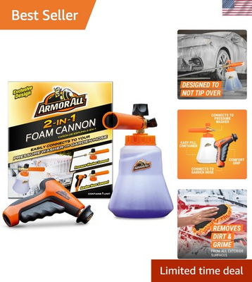 #ad Effortless Foam Cannon Car Wash Kit Compatible with Hoses amp; Pressure Washers $74.61