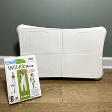 NEW / SEALED Nintendo Wii Fit Plus Video Game + Wii Balance Board Tested Working