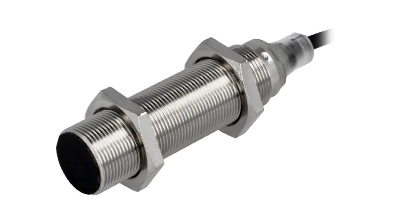E2BM18LS08WPB12M Inductive sensor with a range of 0÷8mm, PNP / NO output /T2UK