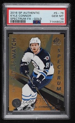 2016-17 SP Authentic Spectrum Gold 39/50 Kyle Connor #S-76 Rookie RC 0ll