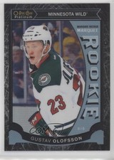 2015-16 O-Pee-Chee Platinum Marquee Rookies Black Ice 99/99 Gustav Olofsson 4ry