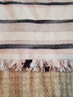 Loft woven Tweed Pink fringe hem striped business casual Sz 12 Mini skirt Preppy — photo 3
