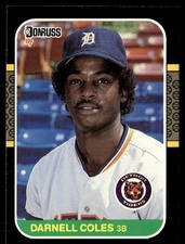 1987 Donruss Darnell Coles Detroit Tigers #230