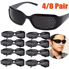 4/8 Pair Small hole Glasses Eyes Correction Exercise Eyesight Care Improvement