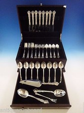 Savannah by Reed  Barton Sterling Silver Flatware Service For 8 Set 44 Pieces