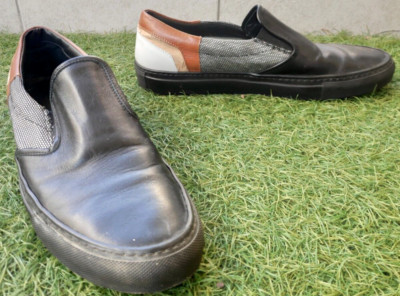 Tim Coppens x Common Projects Paneled Slip-On Leather Sneakers Size EU 42 RARE