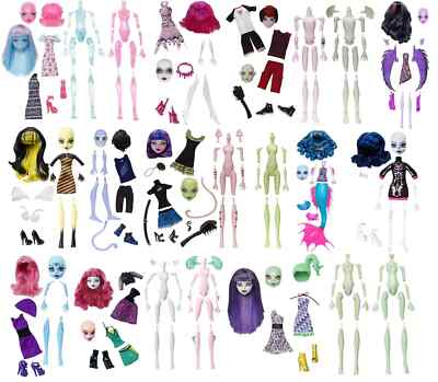 Monster High Create a Monster Teile Ersatzteile Basic Puppen Custom Repaint OOAK PYO