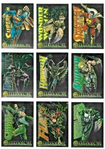 DC LEGENDS 95 POWERCHROME BASE / BASIC KARTEN DIE LETZTEN PAAR VON SKYBOX AUSSUCHEN - Bild 1 von 49