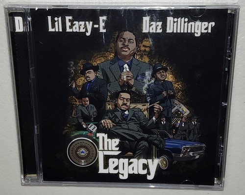 LIL EAZY-E & DAZ DILLINGER THE LEGACY (2023) BRAND NEW SEALED CD RBX KID CAPRI - 第 1/3 張圖片