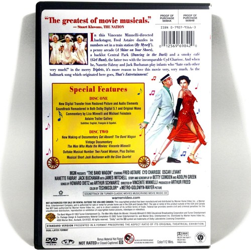 The Band Wagon (2-Disc DVD, 1953, Full Screen, Spec.) Like New !    Fred Astaire - Picture 2 of 4