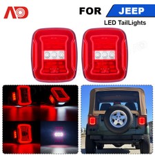 For 1997-2006 Jeep Wrangler Tj Red Led Tail Lights Turn Signal Brake Lamps Assy For 1997-2006 Jeep Wrangler Tj Red Led Tail Lights Turn Signal Brake Lamps Assy