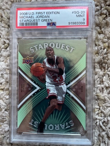 2008-09 Michael Jordan Upper Deck First Edition Starquest Green PSA 9 #SQ-20