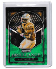 2022 Panini Prizm Brilliance Green Ice Prizm SSP Austin Ekeler