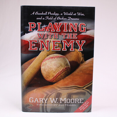 SIGNED Playing With The Enemy A Baseball Prodigy Hardcover Book With DJ 1st Ed.