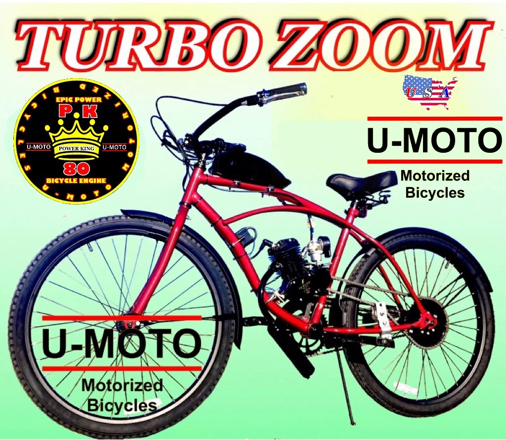 DIY 2-STROKE 66CC/80CC MOTORIZED BIKE KIT WITH 26