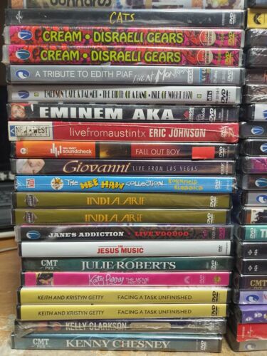 Brand New Sealed Music and Concert DVDs - Fill your cart to save money - Picture 3 of 69