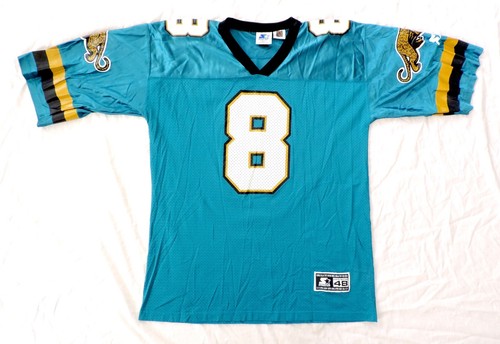 Vtg 1995 Mark Brunell Jacksonville Jaguars Starter Jersey 8 Pro Line NFL 48 / L - Picture 2 of 5
