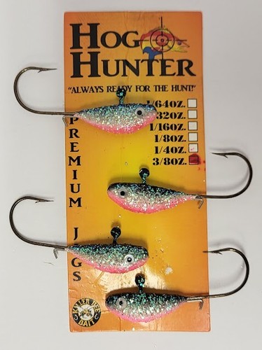 4 Glitter Scale Crappie Jig 3/8 oz Erie Dearie Fishing Lure Walleye Tackle U Pic - Picture 27 of 27
