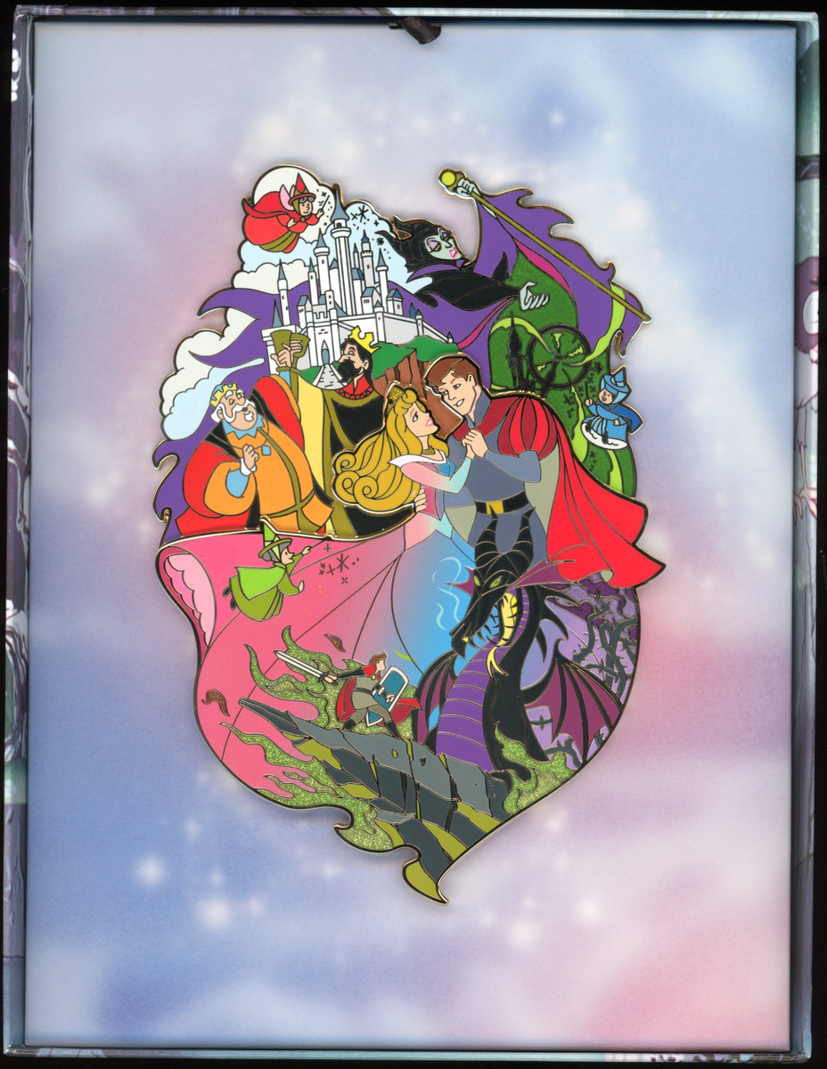 Disney Sleeping Beauty 65周年記念ピン Disney 2024 65th Anniversary Sleeping Beauty Aurora & Maleficent