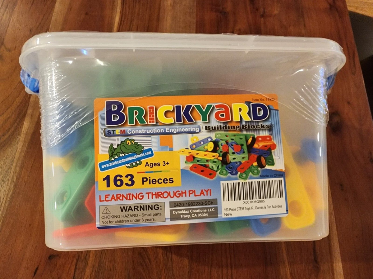 Brickyard Building Blocks STEM Toys-Educational Toys for Kids Ages 4-8 💖