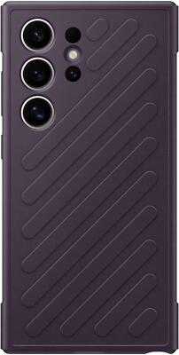 Original / Offizielle Samsung Galaxy S24 Ultra Shield Hülle / Cover - Dunkelviolett