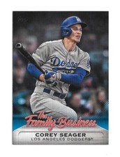 2019 Topps Update COREY SEAGER The Family Business Blue - LA DODGERS - #FB-17