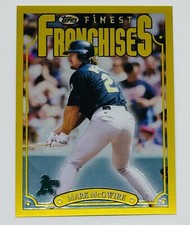 2023 Topps Finest Flashbacks SP SSP Gold Franchises Rare #193 Mark McGwire A's