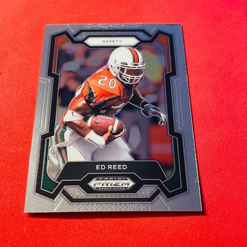 Ed Reed .. Miami Hurricanes / Baltimore Ravens .. 2024 Prizm DP Card 5