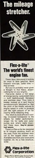 1974 Vintage Print Ad Flex-a-lite Corporation The Mileage Stretcher Engine Fan