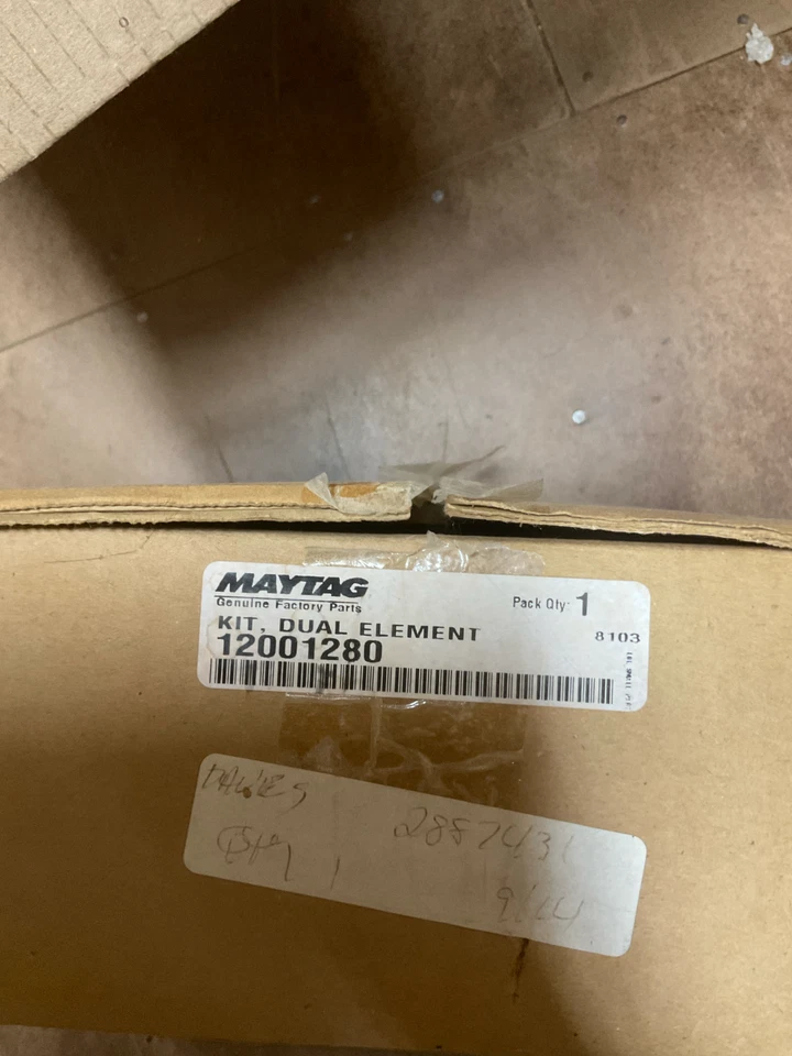 Kit de elemento de calefacción doble eléctrico quemador de rango Maytag 12001280 genuino OEM Foto 2 de 2