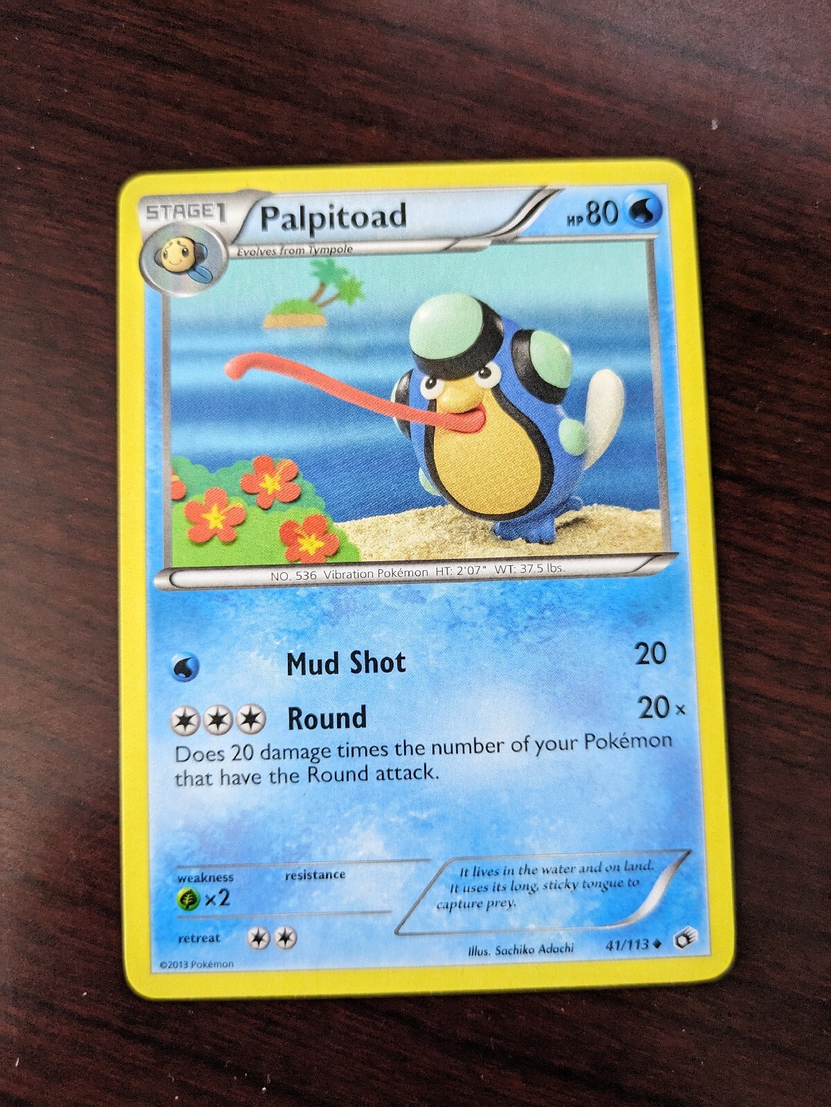 Palpitoad 41/113- Legendary Treasures- Uncommon- LP