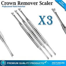X3 Dental Cemented Crown Remover Flashing Scaler Spreader Crowns Bridge Removal
