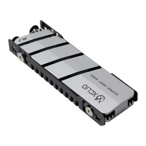 Xclio Cold-Fish Pro SSD Heatsink - Aluminium Alloy Silver Passive Cooling - 第 3/3 張圖片